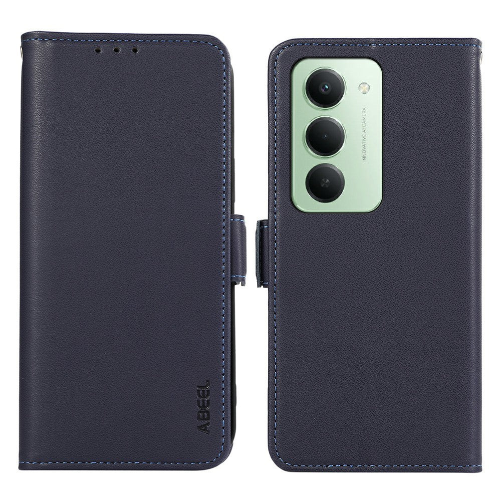 ABEEL For Xiaomi Redmi 15 4G (EU) (171mm) Case Leather Phone Cover with RFID Blocking Wallet
