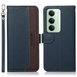 KHAZNEH For Xiaomi Redmi 15 4G (EU) (171mm) Case RFID Blocking Wallet Litchi Texture PU Leather Phone Cover with Strap