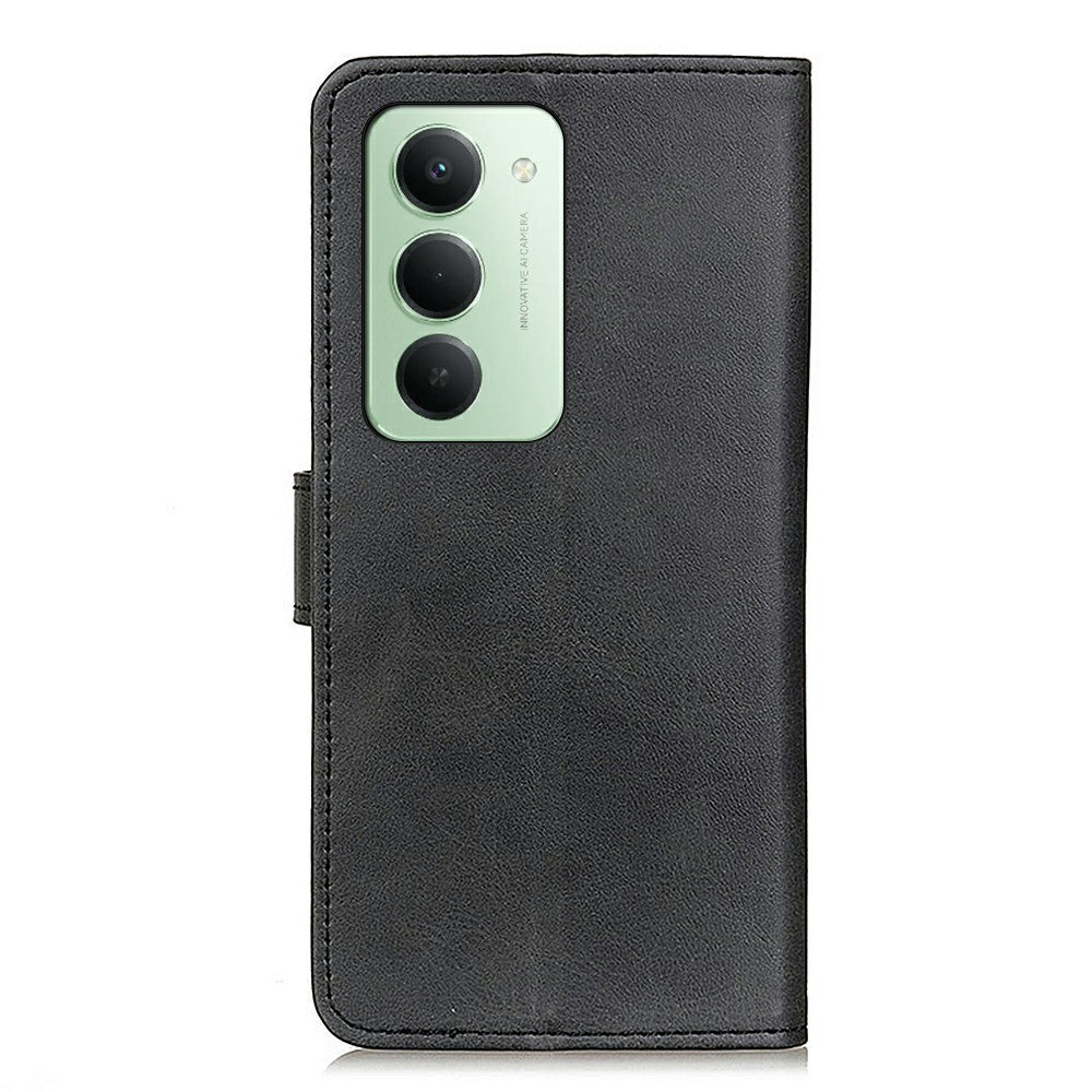 For Xiaomi Redmi 15 4G (EU) (171mm) Case Cowhide Texture Leather Wallet Stand Phone Cover