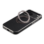 For iPhone 17 Pro Max Kickstand Case Genuine Cow Leather Back Cover Compatible with MagSafe