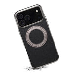 For iPhone 17 Pro Max Kickstand Case Genuine Cow Leather Back Cover Compatible with MagSafe