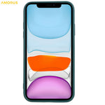 AMORUS Til iPhone 11 Cover Præcise Udskæringer TPU Fiberforing Stødabsorberende Telefoncover