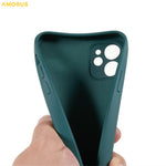 AMORUS Til iPhone 11 Cover Præcise Udskæringer TPU Fiberforing Stødabsorberende Telefoncover