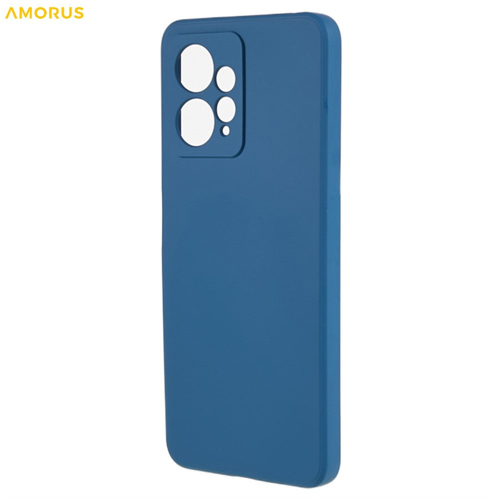 AMORUS För Xiaomi Redmi Note 12 4G Skal Precisa Utskärningar TPU Fiberfoder Stötsäkert mobilskal