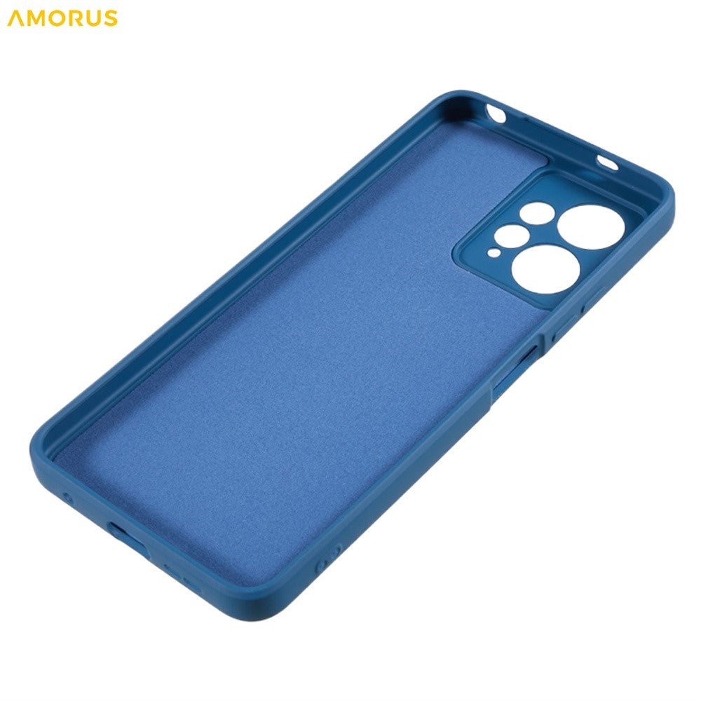 AMORUS For Xiaomi Redmi Note 12 4G Case Precise Cutouts TPU Fiber Lining Shockproof Phone Cover