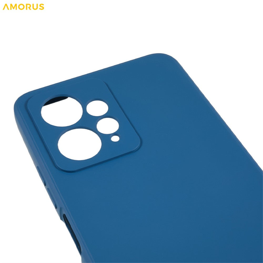 AMORUS For Xiaomi Redmi Note 12 4G Case Precise Cutouts TPU Fiber Lining Shockproof Phone Cover