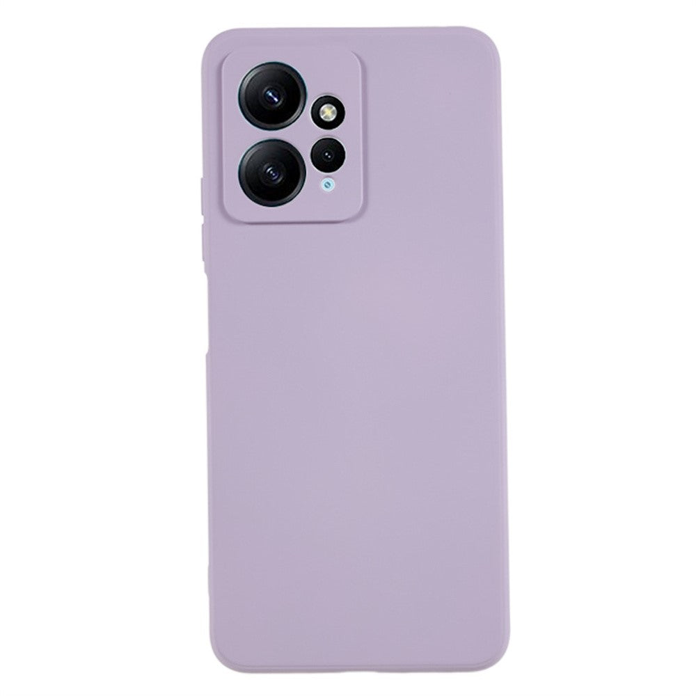 AMORUS För Xiaomi Redmi Note 12 4G Skal Precisa Utskärningar TPU Fiberfoder Stötsäkert mobilskal