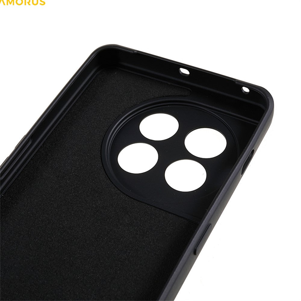 AMORUS För OnePlus 11 5G Skal Precisa Utskärningar TPU Fiberfoder Stötsäkert mobilskal