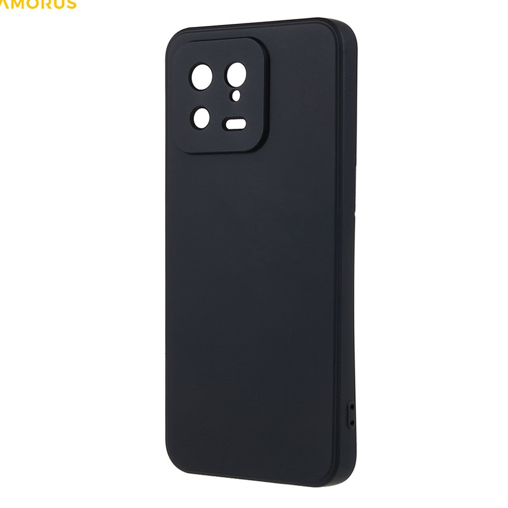 AMORUS For Xiaomi 13 Case Precise Cutouts TPU Fiber Lining Shockproof Phone Cover