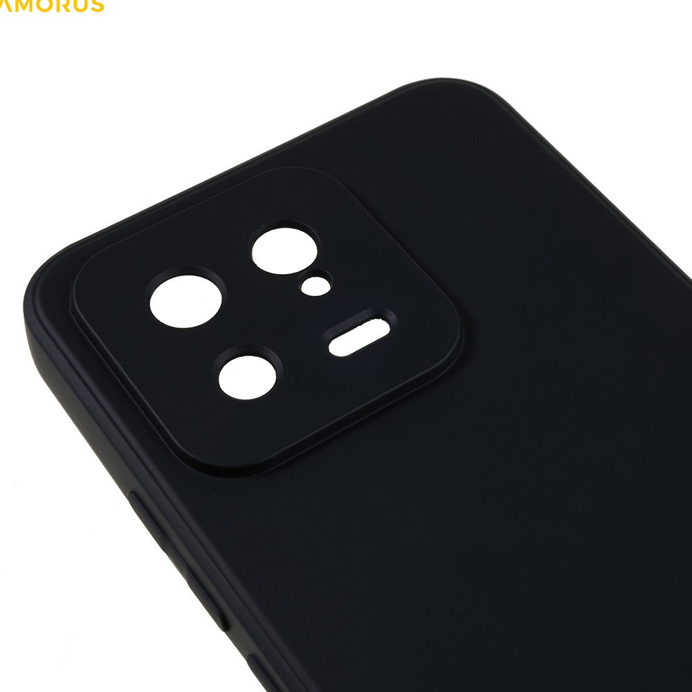 AMORUS For Xiaomi 13 Case Precise Cutouts TPU Fiber Lining Shockproof Phone Cover