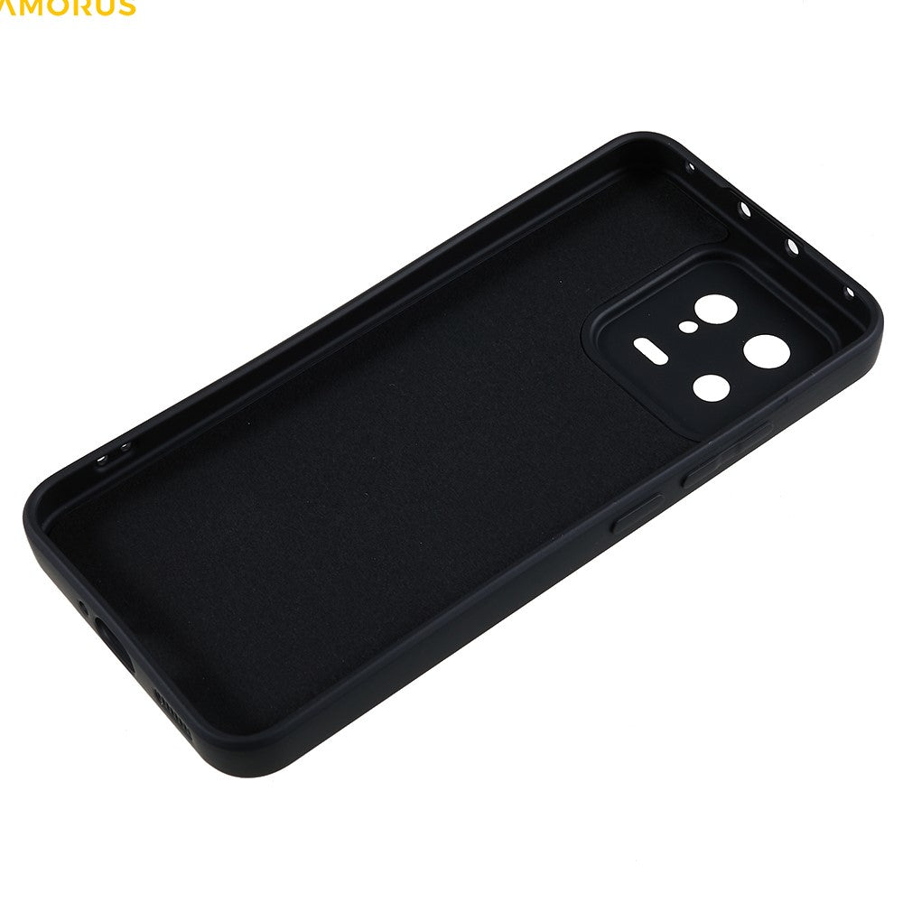AMORUS For Xiaomi 13 Case Precise Cutouts TPU Fiber Lining Shockproof Phone Cover