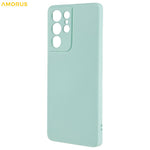 AMORUS-cover til Samsung Galaxy S21 Ultra 5G med præcise udskæringer, TPU-inderforing og stødsikker beskyttelse