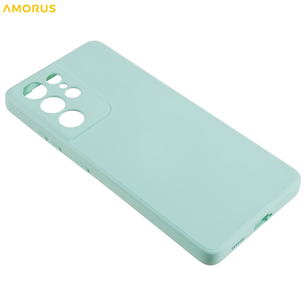 AMORUS-cover til Samsung Galaxy S21 Ultra 5G med præcise udskæringer, TPU-inderforing og stødsikker beskyttelse