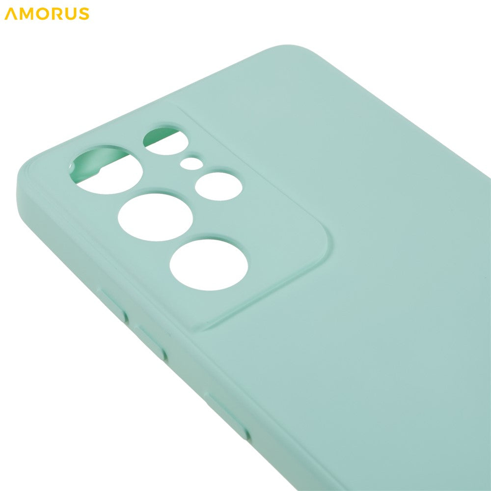 AMORUS-cover til Samsung Galaxy S21 Ultra 5G med præcise udskæringer, TPU-inderforing og stødsikker beskyttelse
