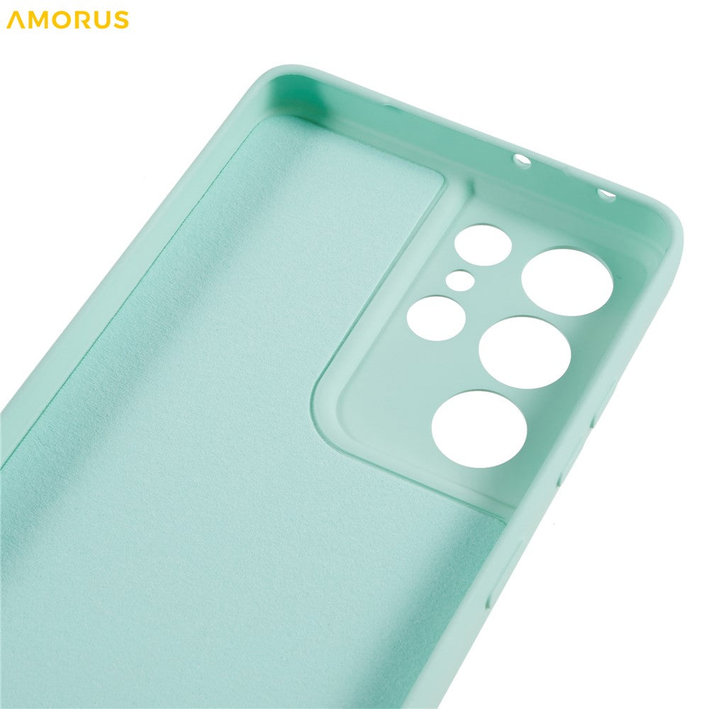 AMORUS-cover til Samsung Galaxy S21 Ultra 5G med præcise udskæringer, TPU-inderforing og stødsikker beskyttelse