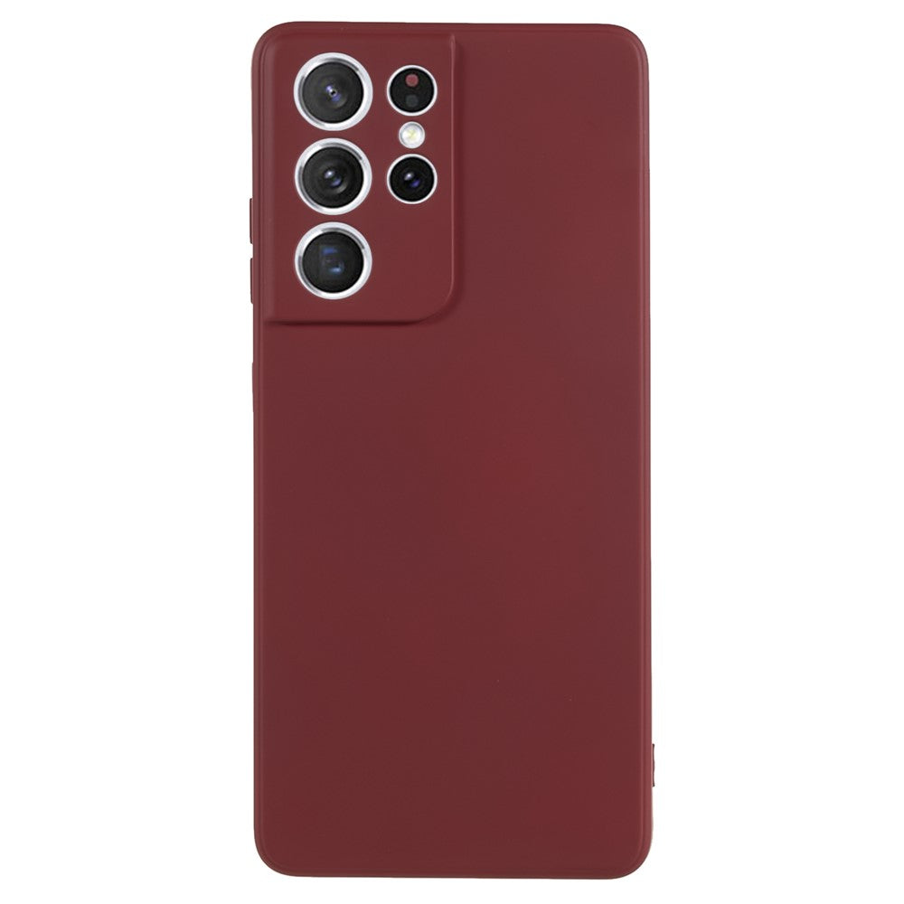 AMORUS-cover til Samsung Galaxy S21 Ultra 5G med præcise udskæringer, TPU-inderforing og stødsikker beskyttelse