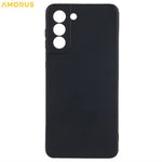 AMORUS For Samsung Galaxy S21 4G / 5G Case Precise Cutouts TPU Fiber Lining Shockproof Phone Cover