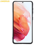 AMORUS For Samsung Galaxy S21 4G / 5G Case Precise Cutouts TPU Fiber Lining Shockproof Phone Cover