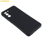 AMORUS For Samsung Galaxy S21 4G / 5G Case Precise Cutouts TPU Fiber Lining Shockproof Phone Cover