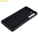 AMORUS For Samsung Galaxy S21 4G / 5G Case Precise Cutouts TPU Fiber Lining Shockproof Phone Cover