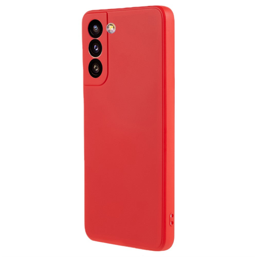 AMORUS For Samsung Galaxy S21 4G / 5G Case Precise Cutouts TPU Fiber Lining Shockproof Phone Cover