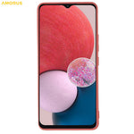 AMORUS til Samsung Galaxy A13 4G cover Præcise udskæringer TPU Fiberforing Stødsikkert telefoncover