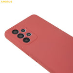 AMORUS til Samsung Galaxy A33 5G Cover Præcise udskæringer TPU Fiberforing Stødsikkert Telefoncover