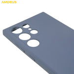 AMORUS For Samsung Galaxy S22 Ultra 5G Case Precise Cutouts TPU Fiber Lining Shockproof Phone Cover