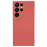 AMORUS For Samsung Galaxy S22 Ultra 5G Case Precise Cutouts TPU Fiber Lining Shockproof Phone Cover