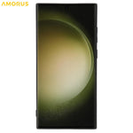 AMORUS For Samsung Galaxy S23 Ultra Case Precise Cutouts TPU Fiber Lining Shockproof Phone Cover