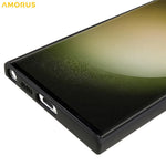 AMORUS For Samsung Galaxy S23 Ultra Case Precise Cutouts TPU Fiber Lining Shockproof Phone Cover