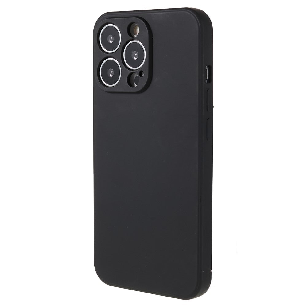 AMORUS Fodral för iPhone 13 Pro Exakta utskärningar TPU Fiberfoder Stötsäkert telefonfodral