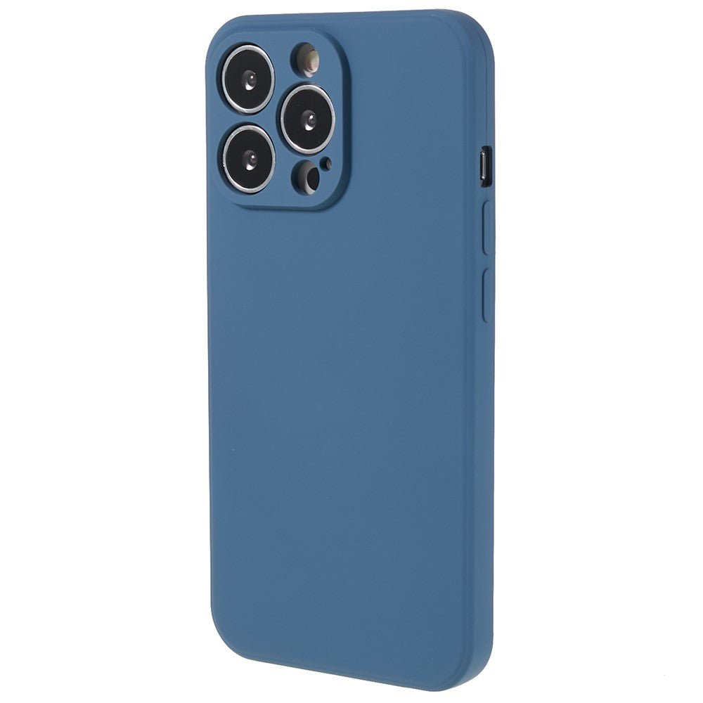 AMORUS Fodral för iPhone 13 Pro Exakta utskärningar TPU Fiberfoder Stötsäkert telefonfodral