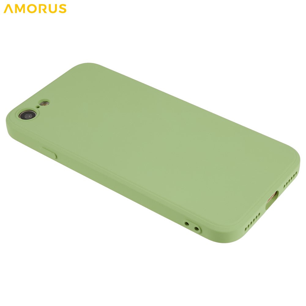 AMORUS TPU Case for iPhone SE (2022) / (2020) / 8 / 7 Precise Cutouts Fiber Lining Shockproof Phone Cover