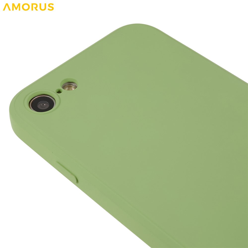 AMORUS TPU Case for iPhone SE (2022) / (2020) / 8 / 7 Precise Cutouts Fiber Lining Shockproof Phone Cover