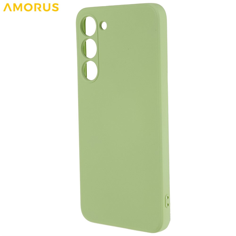 AMORUS Cover til Samsung Galaxy S23 Præcise udskæringer TPU-fiberforing Stødsikkert telefoncover