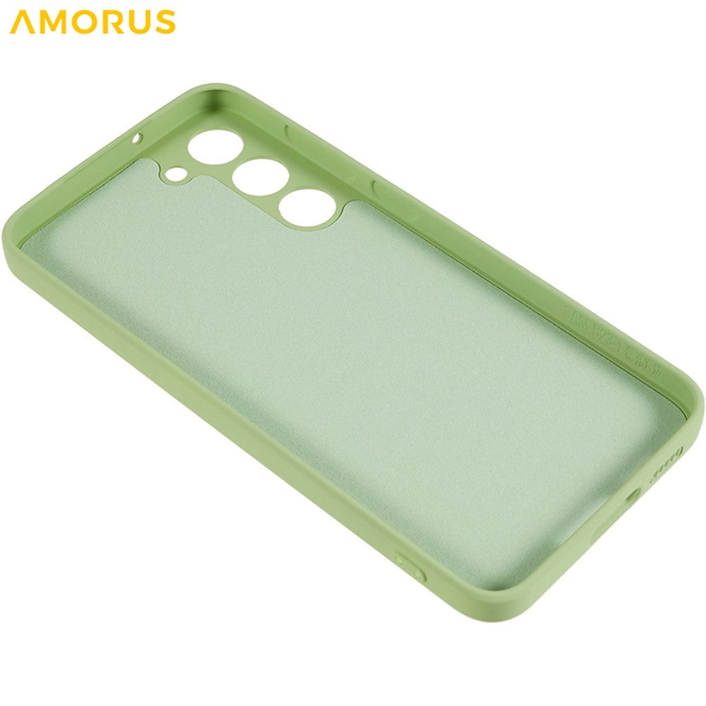 AMORUS Cover til Samsung Galaxy S23 Præcise udskæringer TPU-fiberforing Stødsikkert telefoncover