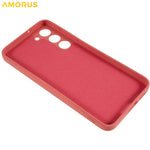AMORUS til Samsung Galaxy S23+ Cover Præcise Udskæringer TPU Fiberforing Stødsikkert Telefoncover