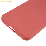 AMORUS til Samsung Galaxy S23+ Cover Præcise Udskæringer TPU Fiberforing Stødsikkert Telefoncover