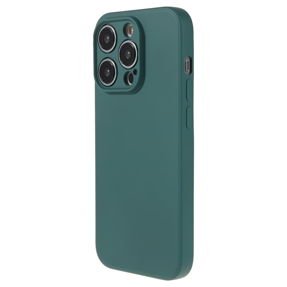 AMORUS Fodral till iPhone 14 Pro Exakta utskärningar TPU Fiberfoder Stötsäkert mobilskal