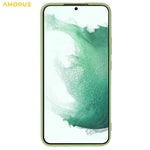 AMORUS For Samsung Galaxy S22 5G Case Precise Cutouts TPU Fiber Lining Shockproof Phone Cover