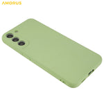 AMORUS For Samsung Galaxy S22 5G Case Precise Cutouts TPU Fiber Lining Shockproof Phone Cover