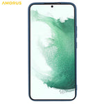AMORUS For Samsung Galaxy S22+ 5G Case Precise Cutouts TPU Fiber Lining Shockproof Phone Cover