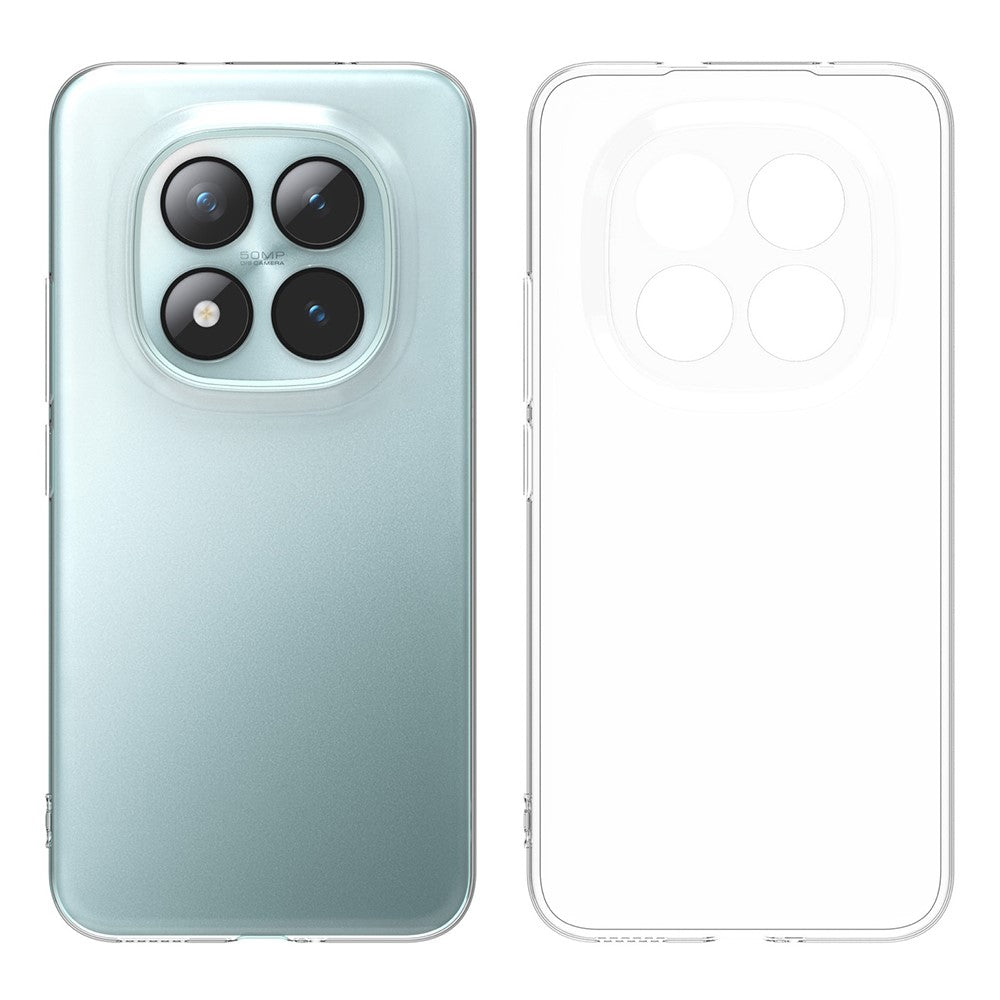 For Xiaomi Redmi Poco M8 Pro 5G / Redmi Note 15 Pro+ 5G (Global) Back Cover Ultra Thin Flexible TPU Clear Phone Case