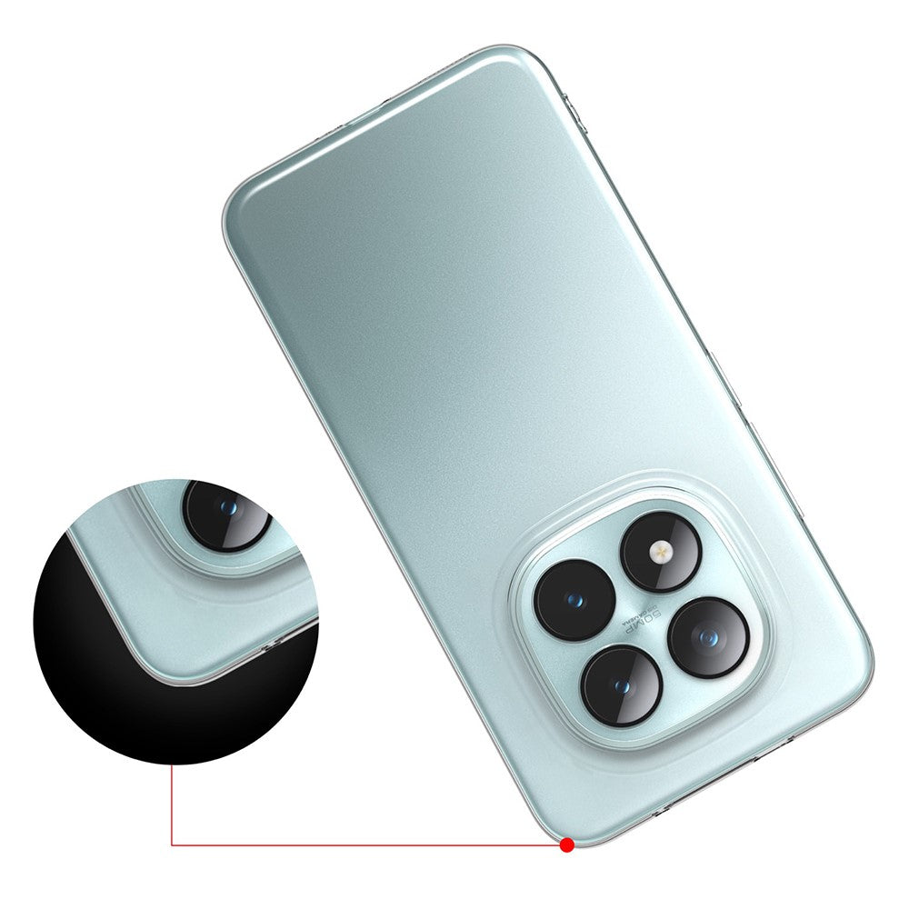 For Xiaomi Redmi Poco M8 Pro 5G / Redmi Note 15 Pro+ 5G (Global) Back Cover Ultra Thin Flexible TPU Clear Phone Case