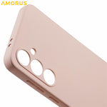 AMORUS For Samsung Galaxy S24 FE Case Precise Cutouts TPU Fiber Lining Shockproof Phone Cover