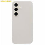 AMORUS For Samsung Galaxy S24 FE Case Precise Cutouts TPU Fiber Lining Shockproof Phone Cover