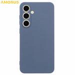 AMORUS For Samsung Galaxy S24 FE Case Precise Cutouts TPU Fiber Lining Shockproof Phone Cover