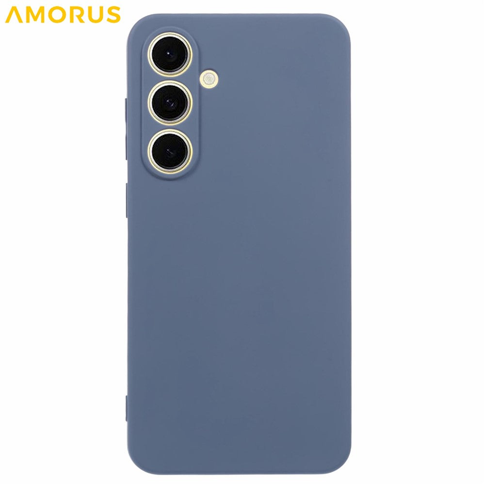 AMORUS For Samsung Galaxy S24 FE Case Precise Cutouts TPU Fiber Lining Shockproof Phone Cover
