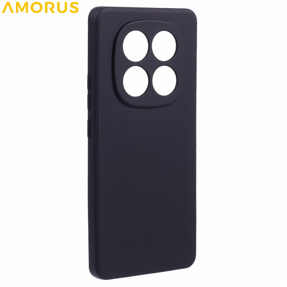 AMORUS For Xiaomi Redmi Note 14 Pro 5G  /  Poco X7 5G Case Precise Cutouts TPU Fiber Lining Shockproof Phone Cover